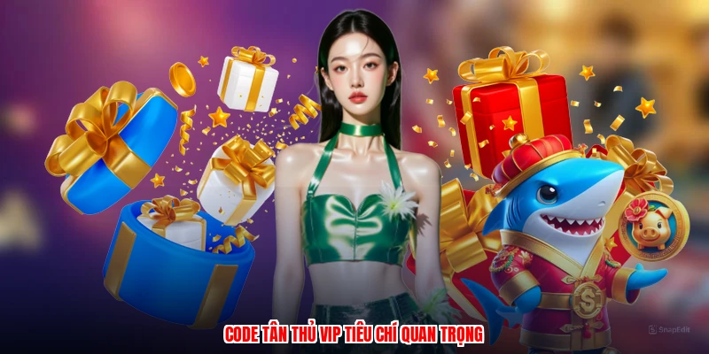 Code tân thủ VIP tiêu chí quan trọng