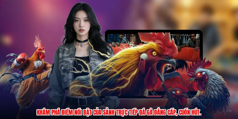 Khám phá điểm nổi bật của sảnh trực tiếp đá gà đẳng cấp, cuốn hút.