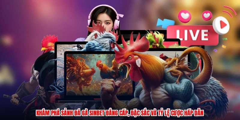 Khám phá sảnh đá gà SINBET đẳng cấp, đặc sắc và tỷ lệ cược hấp dẫn