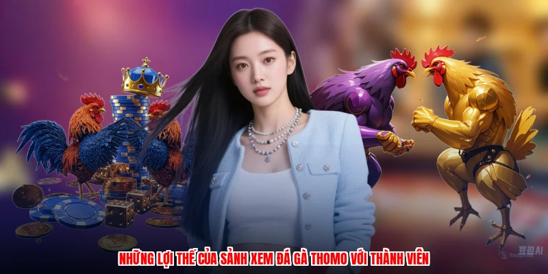 Những lợi thế của sảnh xem đá gà thomo với thành viên